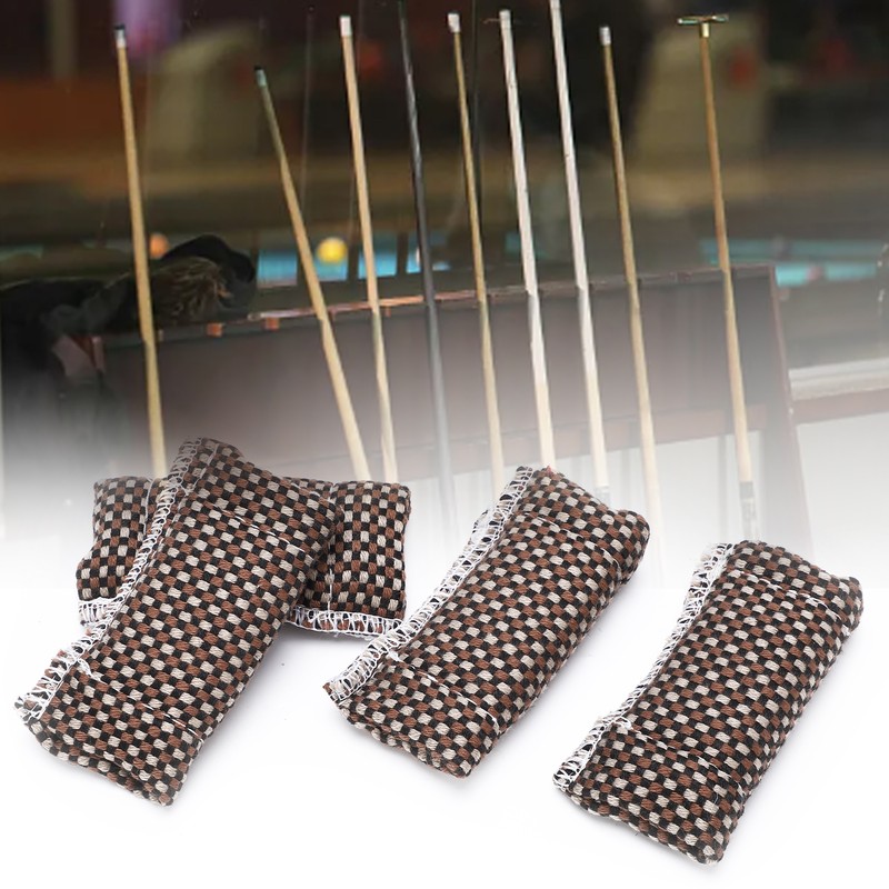 4Pcs Cue Shaft Burnishers Snooker Billiard Pool Cloth Towel Slicker
