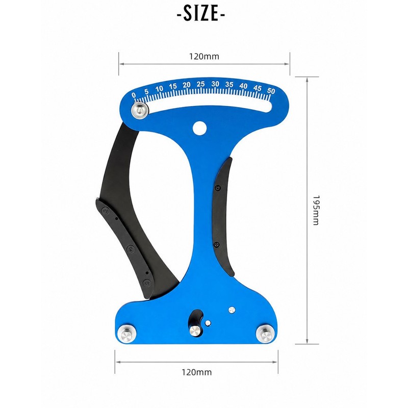 TOOPRE Bicycle Spoke Tension Meter, Manual Aluminum Alloy Gauge