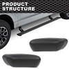 CROSSDESIGN Step Bar End Cap Cover Set Running Board Side