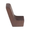 Hoite 4 PCS Wall Hooks Dark Walnut Coat Hooks for