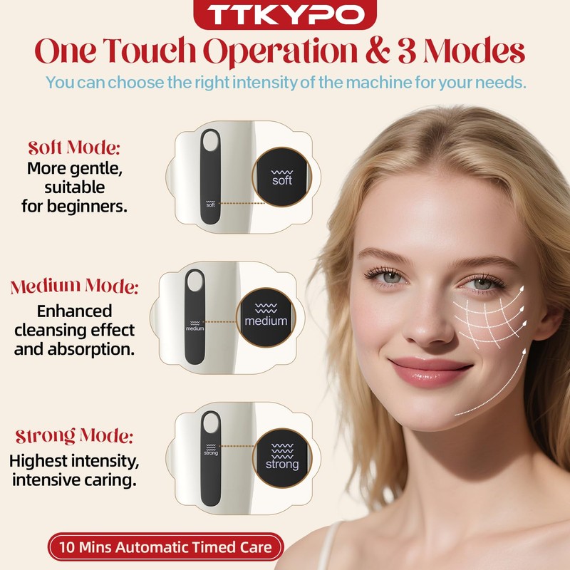 TTKYPO High Frequency Device for Face Skin Home Use