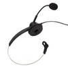 H360‑USB‑3 Telephone Headset Black Volume Adjustment Mute Single Sided Earphone