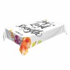 Flower Modern Quartz Table Cloth for Rectangle Table 60x84 Inch