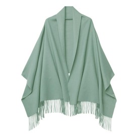 Floralies Cashmere Scarf for Women 80''*27'' Ladies Scarfs Gift Box Pashmina Shawls and Wraps Thick Oversized Scarf Winter (Avocado green)