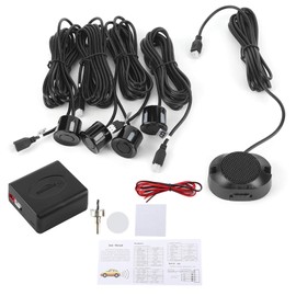 Senyar Reverse Kit, Car Backup Reverse Backup Parking Sensor Assistant Reversing Assistance Aid Kit with Audio Buzzer Alarm