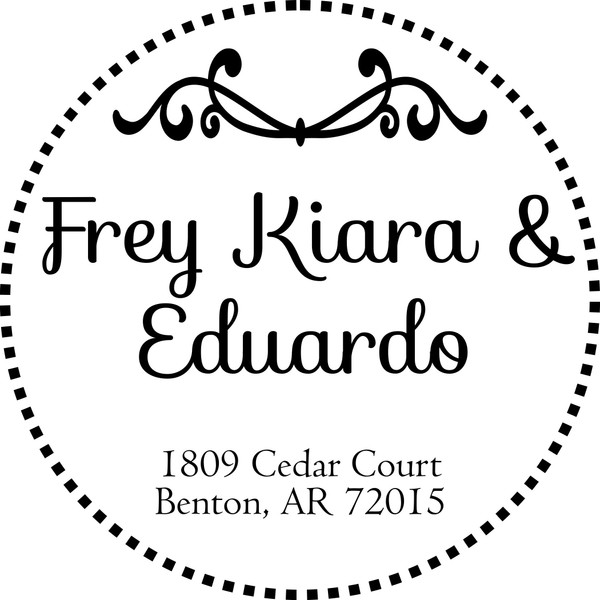 StampExpression - Elegant Custom Return Address Stamp - Self Inking.