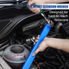 DUSCOKE Impact-Ready Offset Extension Wrench Set, 15.4" Ratchet Extension Wrench