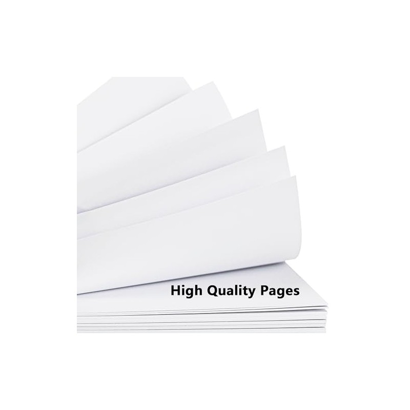 Yopih Linen Covered Scrapbook Photo Album, 12x12 Inches with Hardcover