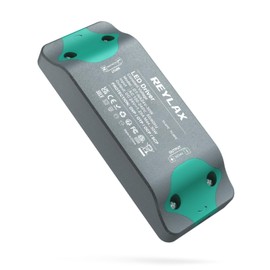 REYLAX LED Transformer 24 V, Transformer 230 V to 24 V 30 W 1.25 A, Constant Voltage LED Power Supply 24 V, LED Driver, LED Transformer, Low Voltage Transformer for LED Strips, Replaces Halogen Bulbs,