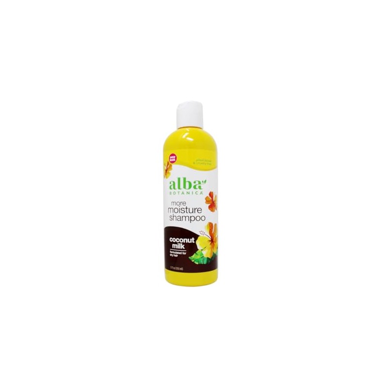 Alba Botanica Hawaiian Shampoo, Coconut Milk 12 oz