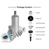 Fourtry 130794 Spindle 153535 Pulley Compatible with Craftsman Mower -