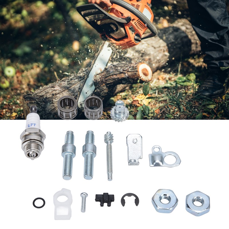 Chain Adjuster Tensioner Adjuster Bar Studs Kit for Stihl 066