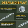 LIONMAX Pocket Hole Screws 2-1/2 Inch, 1000 PCS Interior Pocket