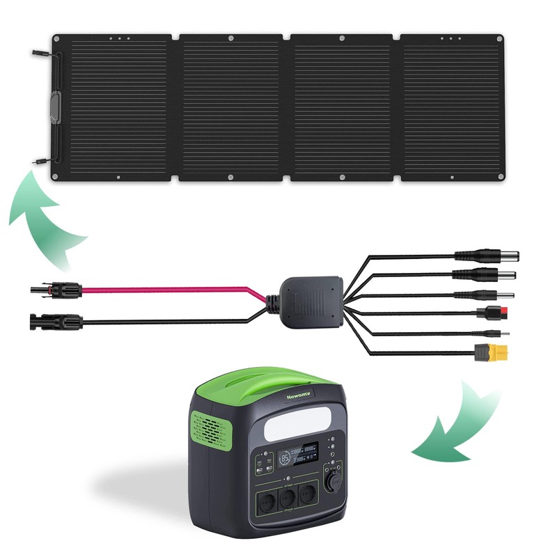 NECESPOW 6-in-1 Solar Connector Kit with Female and Male Connectors,