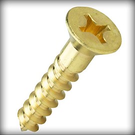 New Pack of 250 Pcs #9 x 1-1/4" inch Flat Head Countersink Solid Brass Wood Machine Screws Kit Phillips-Drive Set Warranity by Pr-Merchant