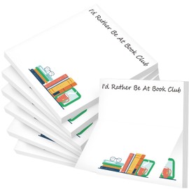 Colarr 12 Pcs Book Club Gifts Sticky Notes for Reading Club, Modern Style