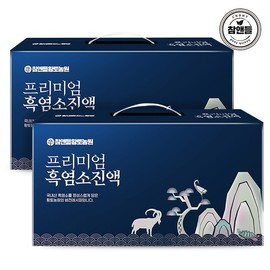Cham & Deul Hwangto Farm Premium Black Goat Extract 70ml 2 boxes of 30 pouches each (Total 60 pouches) / 참앤들황토농원 프리미엄 흑염소 진액 70ml 30포 2박스(총60포)