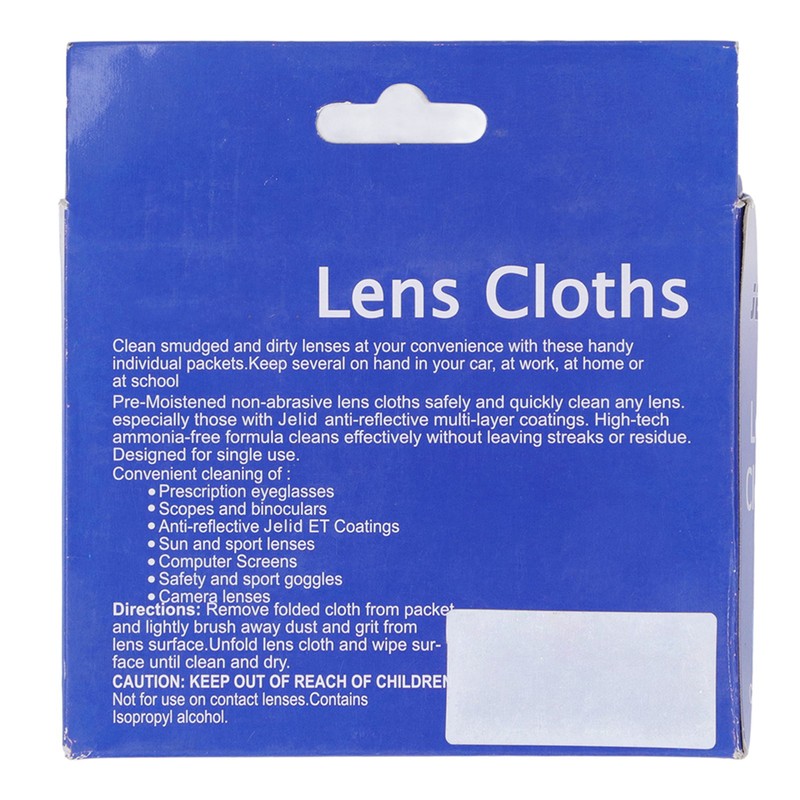 48pcs Lens Cleaning Wipes Disposable Screen Cleaning Papers for Eyeglasses