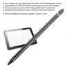 Stylus Pen Black for IOS/Android Universal 2-In-1 Active Capacitive Touch