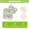 Artoid Mode Blue Lemon Iris Summer Table Runner, Seasonal Spring