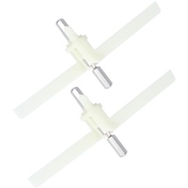 Kenekos - 2 x Drivers Suitable for Bosch MUM4/MUM8 Replacement Part for Food Processor, ProfiMaxx 44, 45, 46, 47, MUZ8DS1, MUZ4DS2, MUZ4DS3, 00091027/091027, Quelle TurMix, Continuous Shredder Wings