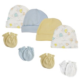 UD_Boys Baby Caps And Mittens (pack Of 8) Nc_0261
