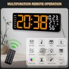JoFomp 17.3" Large Digital Wall Clock, LED Digital Clock Large