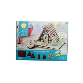 Wilton Ready To Build Happy Easter Chocolate Cookie House Kit. 21.99oz See Below