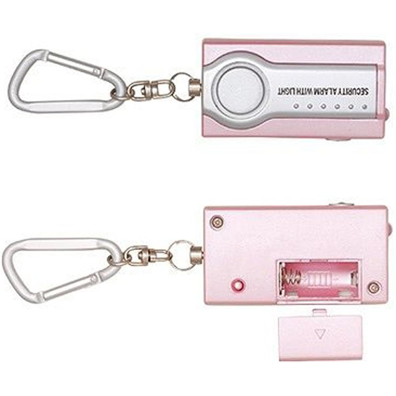 ヤザワ SE25P LEDライト付セキュリティーアラーム ピンク