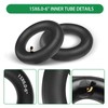 LAXEEM 2Pack 15x6.00-6" Inner Tubes with TR87 Angled Valve Stem