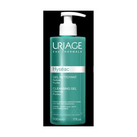 Uriage Hyseac Gel Nettoyant Face and Body Cleanser, 500ml