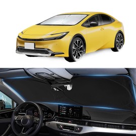 Parasol para Toyota Prius para parabrisas de Toyota Prius, ajuste personalizado para Toyota Prius 2026-2025 2023, cubierta plegable para ventana frontal, protector de visera retráctil