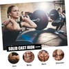 KOMBIUDA Grip Strengthener Large Single Hole Barbell Plate Counterweight Plate