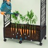 lalahoni Panter Box with Trellis, Climbing Plants Outdoor, Vegetable Herb