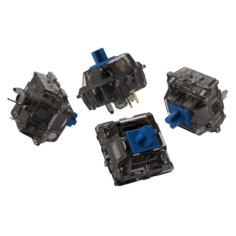 DUROCK Silent Linear Switches, Classic Blue Stem 5 Pins Silent