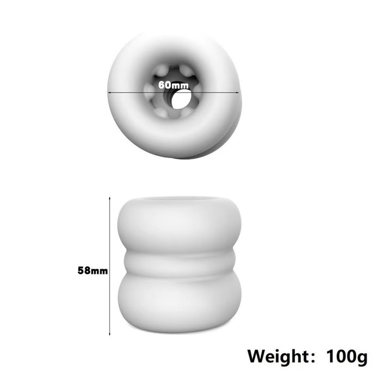 Men's Physical Strength Training Ring Protective Elastic Gear Accessories-usF132 (White)