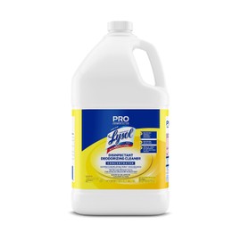 Lysol Lysol Professional Lysol Professional Disinfectant Deodorizing Cleaner 128 Pack of, Yellow, Lemon, 512 Ounce, (Pack of 4)