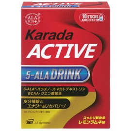 Alaplus Kada Active 5ALA Drink, 10 Sticks, Expiration of September, Marathon, Running, Nutrition Supplement, Made in Japan