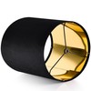 GOSO Tall Drum Velvet Black Lamp Shades Set of 2-