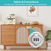 Closet Door Lock: 4.5inch Bifold Door Lock 3-Digit Password Cabinet