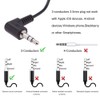 EXMAX Wired Single Headphones 3.5mm Left-Side Earphone One Ear Ear-Hook