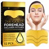24K Gold Forehead Wrinkle Patches, with Aloe, Collagen, Vitamin E