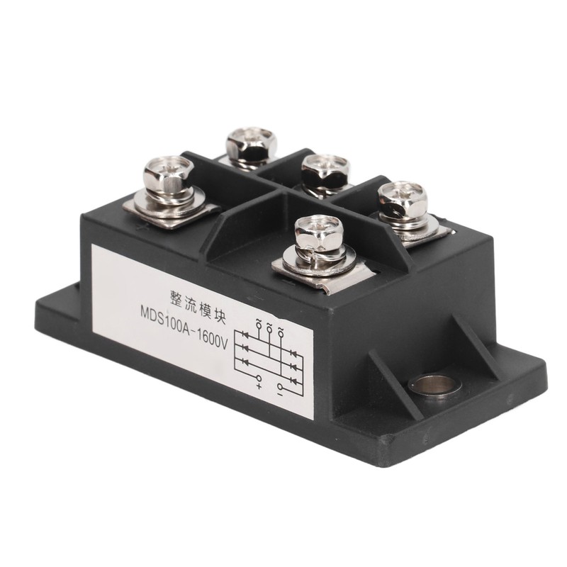 100A 1600V Bridge Rectifier Brass Plate Heat Dissipation 3 Phase