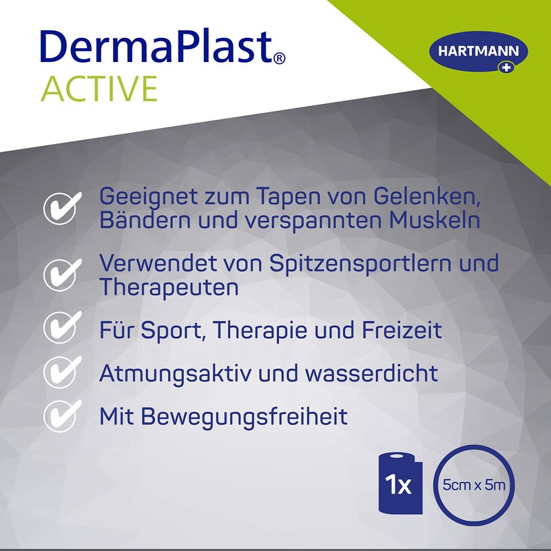 Dermaplast Active Kinesiology Tape: Kinesiology Tape for Supportive Treatment and