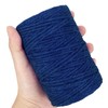 Leecogo Royal Blue 2.5mm Jute Twine 328 Feet Heavy Duty