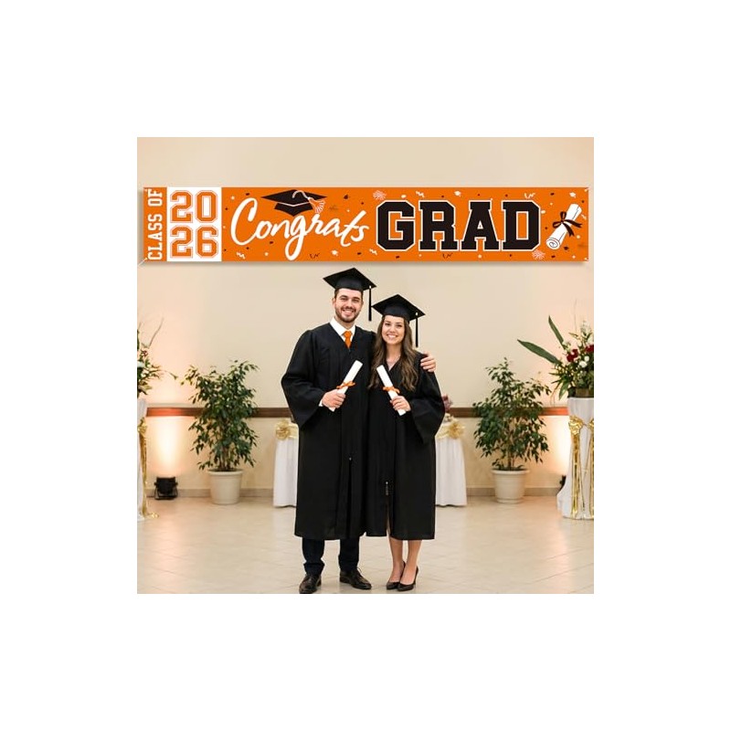 2026 Graduation Yard Sign, Large Congrats Grad Yard Banner Class