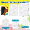 Yeaqee 13 Pcs Valentines Sip and Paint Kit for Couples