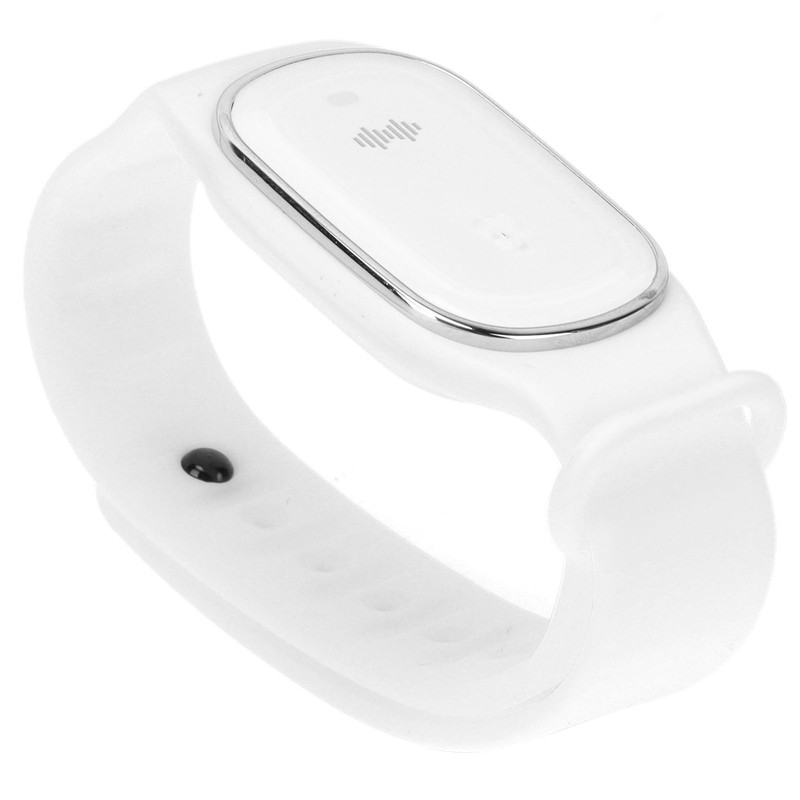 Outdoor Mosquito Repellent Bracelet Ultrasonic AntiMosquito Wristband for Children Adult(White