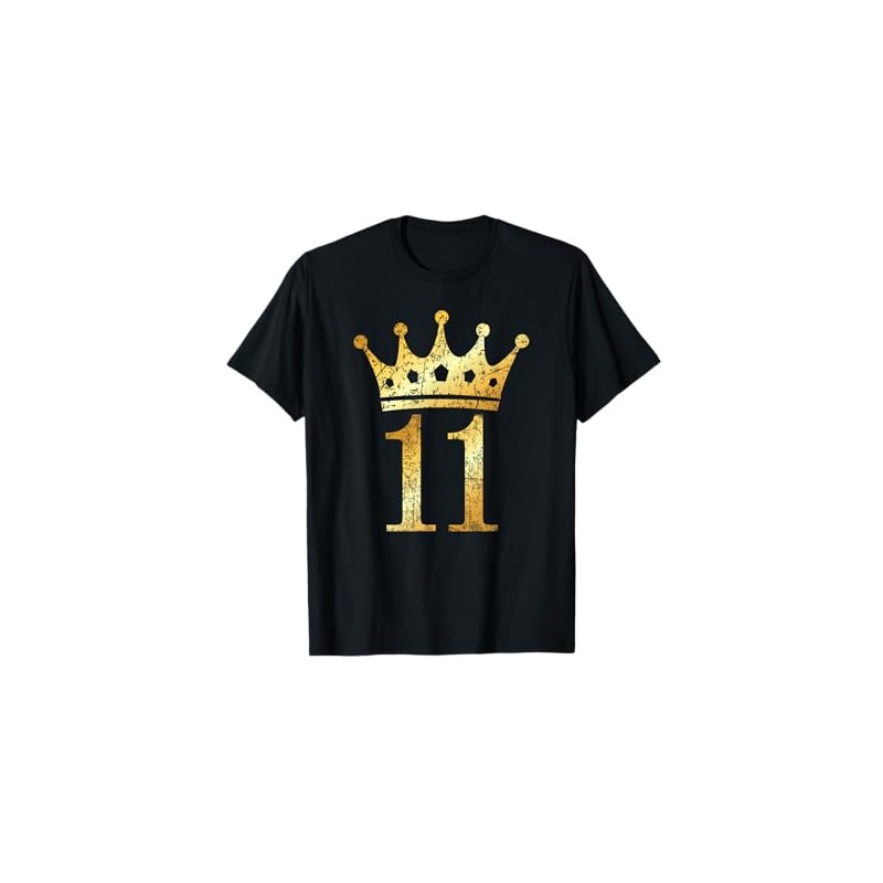 Crown #11 (Vintage Golden Yellow) 11th Birthday T-Shirt