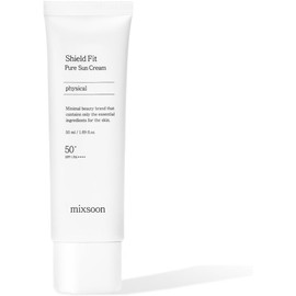 MIXSOON Shield Fit Pure Sun Cream – Crema Facial Ligera con Protección Solar SPF50 50 ml